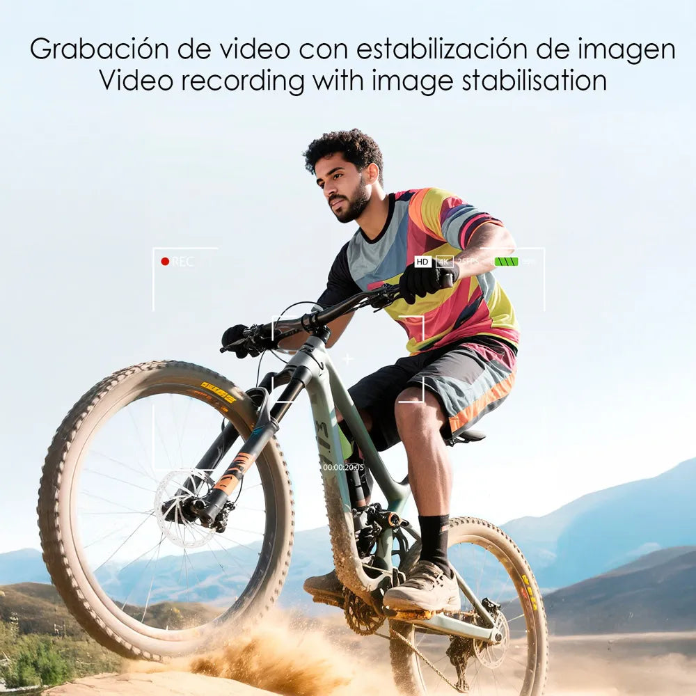 Gafas Inteligentes E2 con Lentes Graduadas GRATIS - con Cámara HD 8 MP, Vídeo Full HD 1080p, Inteligencia Artificial y Traductor en Tiempo Real
