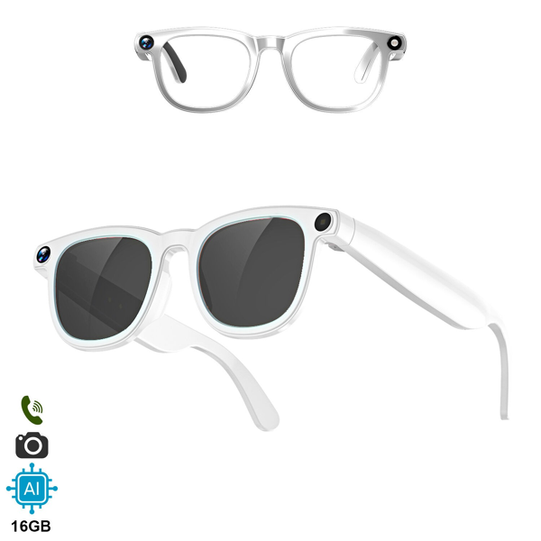 Gafas inteligentes CY01 con Lentes Graduadas GRATIS - con cámara 8 MP y traductor IA